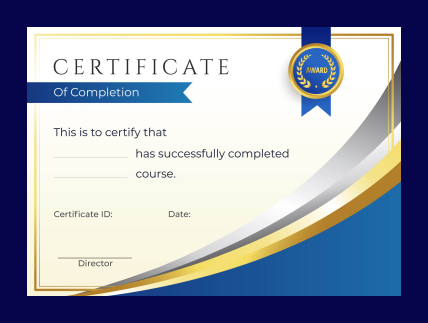Online software training certification